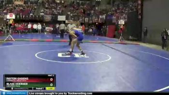 Champ. Round 1 - Payton Gaskins, Custer Co. (Miles City) vs Blake Hoerner, Columbia Falls