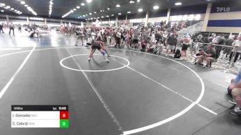 126 lbs Consi Of 16 #2 - Isaac Gonzalez, Mat Warriors vs Cilus Cabral, Grindhouse WC