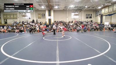 175 lbs 7th Place - Seamus Macdonald, Tewksbury vs Jacob Borawski, Mount Greylock