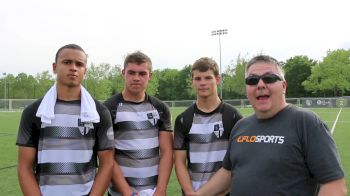 Penn HS's Drew Lord, Zak Smith, and Drake Goranson