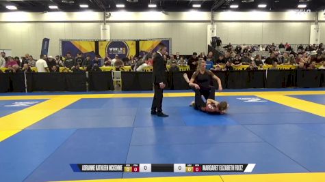 Margaret Elizabeth Foltz vs Adrianne Kathleen Mckennie 2024 World IBJJF Jiu-Jitsu No-Gi Championship