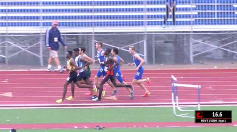 Men's 1500m, Heat 1