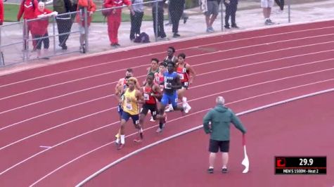 Men's 1500m, Heat 2