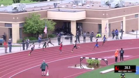 Men's 400m, Heat 1 - Tyler Terry 45.81