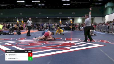 165 lbs Semifinal - Alessio Perentin, NJ vs Dominic Bambinelli, GA