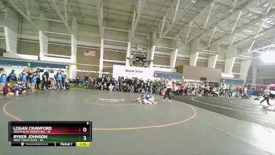 74 lbs Quarters & Wb (16 Team) - Logan Crawford, Salem Elite Wrestling vs Ryker Johnson, West Coast Elite