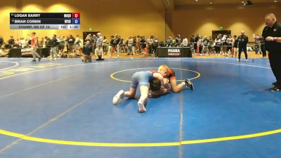 126 lbs Champ. Rd Of 16 - Logan Barry, Mayo Quanchi vs Brian Corbin, Wyoming Seminary