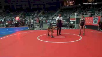 90 lbs Semifinal - Jayden Keller, Bpwc vs Erica Pastoriza, Arizona Girls Wrestling