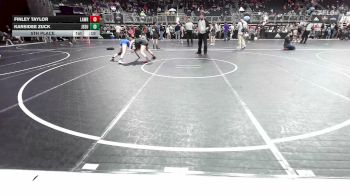 112 lbs 5th Place - Finley Taylor, Lawrence Elite WC vs Karsidee Zuck, Jesup Mat Club