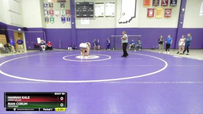 155 lbs Round 3 - Hannah Kale, Owen Valley vs Rian Corum, Tecumseh