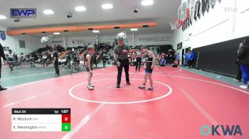 76 lbs Rr Rnd 5 - Riley Mcclure, Raw Wrestling Club vs Xylin Pennington, Henryetta Knights Wrestling Club