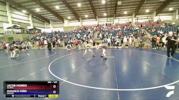 120 lbs Quarterfinal - Jacob Morris, Alaska vs Manakai Kirn, Nevada