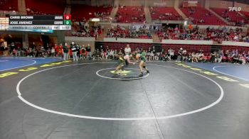 150 lbs Round 4 - Semis (4 Team) - Jose Jimenez, Cedar Park vs Chris Brown, Amarillo