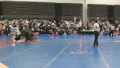 49 lbs Rr Rnd 3 - Kaia Gates, Falcons Wrestling Club - ESC vs Hunter Mongan, Clearview - ESC