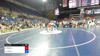 180 lbs Rnd Of 32 - Harmony Moore, Missouri vs Juliana LeFort, Texas