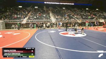 49 lbs 2nd Place Match - Lincoln Kirkwood, Green River Grapplers Wrestling vs Nixon Potter, Green River Grapplers Wrestling