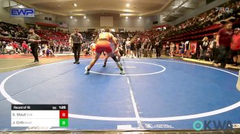 170 lbs Round Of 16 - Sean Stout, Caney Valley Wrestling vs Jayden Orth, Skiatook Youth Wrestling