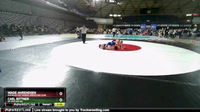 84 lbs Cons. Round 5 - Cael Bittner, UP Outlaw WC vs Wade Ahrendsen, Cle Elum Mat Miners Wrestling Club