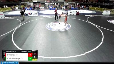 114 lbs Cons. Round 4 - Brody Bischofberger, California vs Sergio Valencia, Farmersville Farmboyz Wrestling