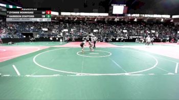 130 lbs Champ. Round 1 - Harrison Stafford, TRWA vs Zyonnie Rodriguez, EMPA