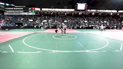 130 lbs Champ. Round 1 - Harrison Stafford, TRWA vs Zyonnie Rodriguez, EMPA
