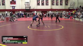 133 lbs Cons. Round 2 - Garret Burns, Southwestern Oregon Community College vs Raul Ruiz, Eastern Oregon University (OR)