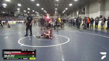 58 lbs Champ. Round 2 - Nolan Holt, Birch Run PFY WC vs Takoda Dickenson, St Johns WC