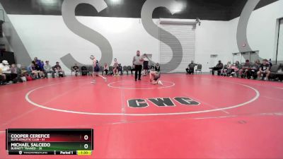 90 lbs Placement Matches (8 Team) - Max Kessinger, Death Squad Wrest vs Ashton King, Patriots Wrestling Club