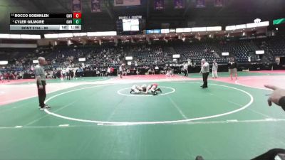 80 lbs 1st Place Match - Cyler Gilmore, GWRA vs Rocco Soehnlen, GWRA