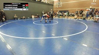 101 lbs Round 4 - Caydence Aagard, 208 Badgers Wrestling Club vs Mackenzie Dolan, Team Real Life Wrestling