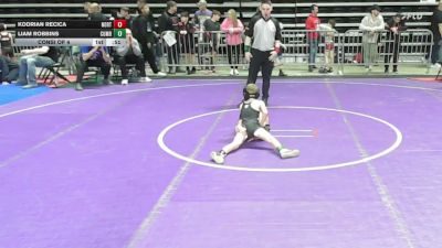 57 lbs Consi Of 4 - Kodrian Recica, North Bergen vs Liam Robbins, Cumberland