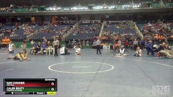 4A 220 lbs Semifinal - Caleb Beaty, Corinth-Holders vs Sam Cowher, Cox Mill