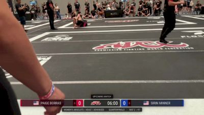 Paige Borras vs Sirin Minner 2025 ADCC Las Vegas Nationals