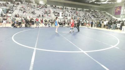130 lbs Cons. Sub-semis - Jalisca Holmgren, Cheney Blackhawk Wrestling Club vs Ceci Rosas, Scrap Yard Garage Wrestling