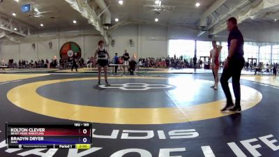 165 lbs Semifinal - Kolton Clever, Beast Mode Wrestling vs Bradyn Dryer, Ohio