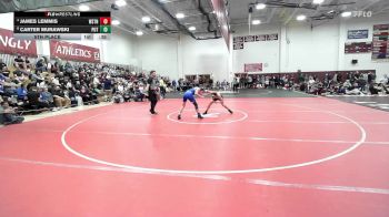 120 lbs 5th Place - James Lemmis, Weston vs Carter Murawski, Putnam