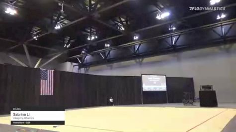 Sabrina Li - Clubs, Integrity Athletics - 2021 USA Gymnastics Championships