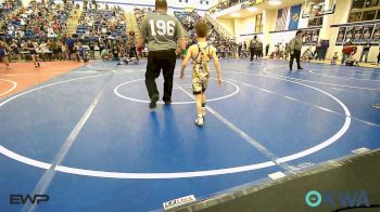 49 lbs Round Of 16 - Jameson Mantle, Wagoner Takedown Club vs Michael Cawthorne, Tiger Trained Wrestling