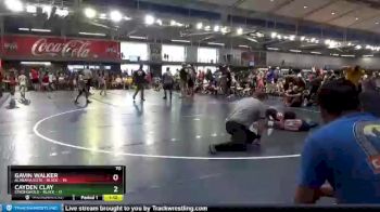 70 lbs 2nd Wrestleback (16 Team) - Cayden Clay, Stronghold - Black vs Gavin Walker, Alabama Elite - Black&nbsp;