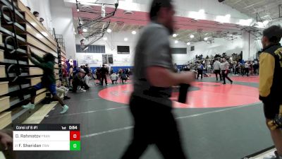 190 lbs Consi Of 8 #1 - Diyorjon Rahmatov, Franklin D Roosevelt-PSAL vs Finn Sheridan, Trinity School (NYC)