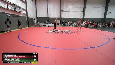 120 lbs Cons. Round 2 - Isaiah Martinez, All In Wrestling Academy vs Lewis Allen, CNWC Concede Nothing Wrestling Club