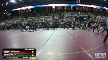 110 lbs Quarterfinal - Mariah Mills, Matanzas vs Shelby Sherman, Apopka