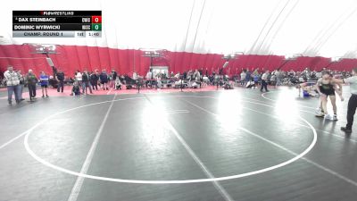 16U Boys - 144 lbs Champ. Round 1 - Dominic Wyrwicki, Wisconsin vs Dax Steinbach, CrassTrained: Weigh In Club