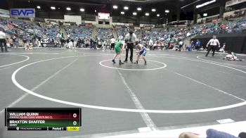 79 lbs Round 5 - William Quinn, Kansas Young Guns Wrestling Cl vs Braxton Shaffer, Derby