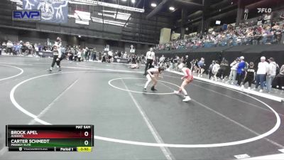 76 lbs Cons. Round 3 - Brock Apel, Augusta vs Carter Schmedt, Prodigy Elite