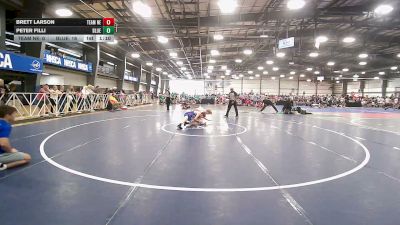126 lbs Rr Rnd 1 - Brett Larson, Nebraska Red - HSB vs Peter Filli, BlueWave - HSB