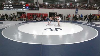 61 kg Champ. Rd Of 128 - Elijah Lowe, Southeastern Wrestling Club vs Rayden Zens, Wolves Wrestling Club