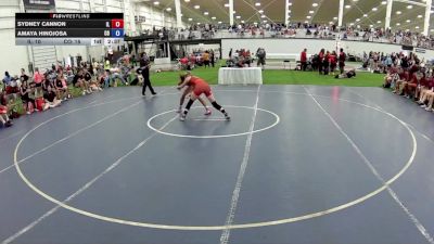 120 lbs Sydney Cannon, Illinois vs Amaya Hinojosa, Colorado