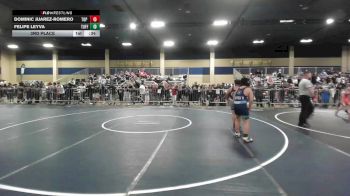 146 lbs 3rd Place - Dominic Juarez-Romero, Top Rank Hammers vs Felipe Leyva, Tuff Kidz Outlaws WC