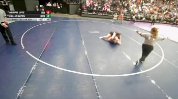 4A 235 lbs Quarterfinal - Abigail Lutz, Bear River vs Callie Bates, Mountain Crest